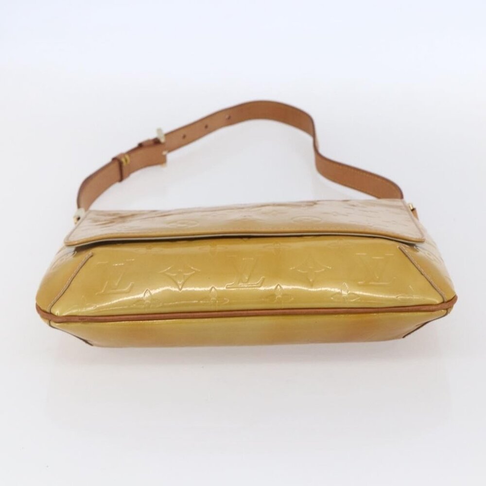 Authentic LOUIS VUITTON Monogram Vernis Thompson Street Bag Beige M91301 LV - Picture 12 of 16